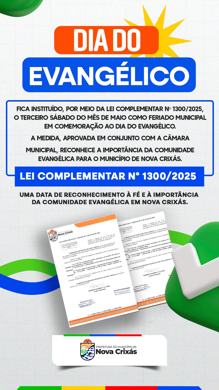 DIA DO EVANGÉLICO